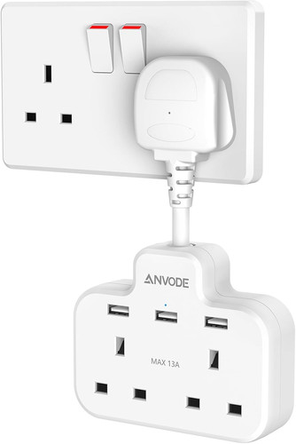 Double plug adaptor - double,