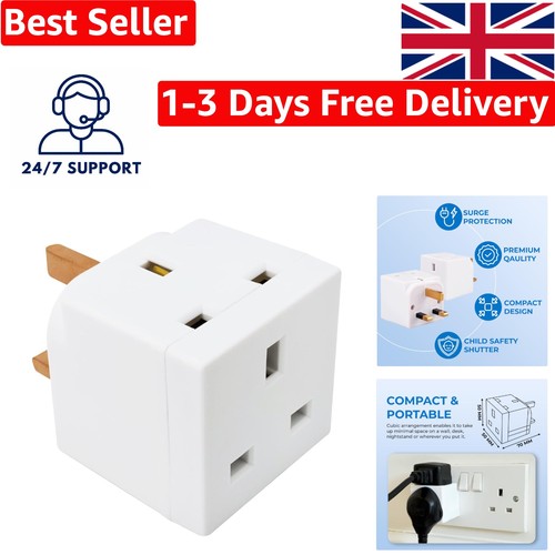 Way adaptor plug 13a double - 2,