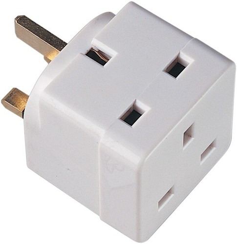 Way pin adaptor 13 amp - 3,