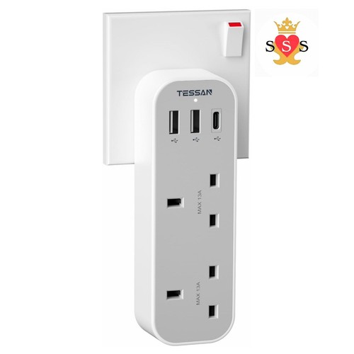 Tessan double plug adaptor - tessan,