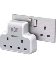 TOPREK Multi Plug Adaptor