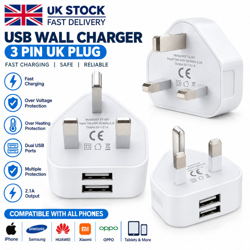 Usb wall charger pin 2 - wall,