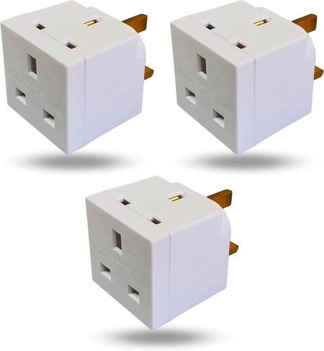 Way cube plug adapter - 2-way,