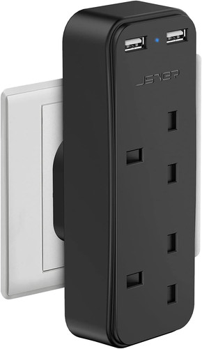 Double plug adapter - adapter, with