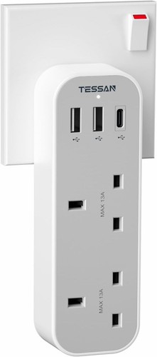Double plug adaptor - double,