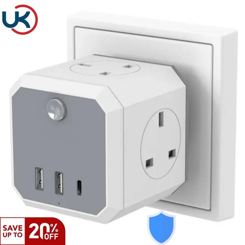 Double plug adaptor way - double,