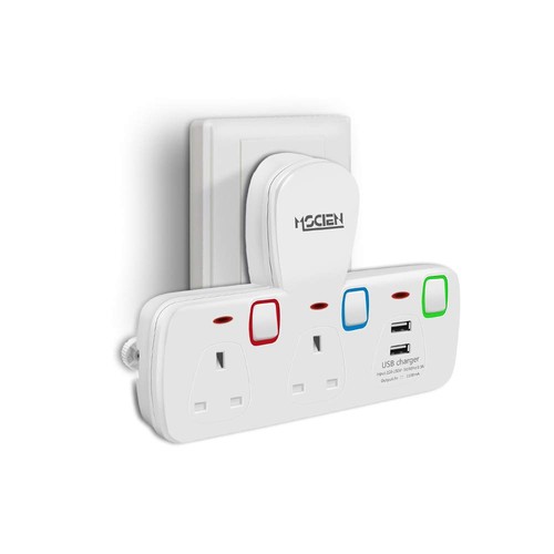 Double plug adapter - double, 2