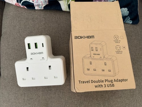 Bokhom travel double plug - travel,