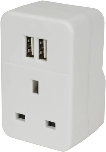 Plug through mains - uk,