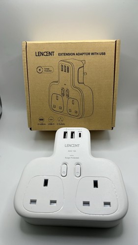 Lencent double plug adaptor - lencent,