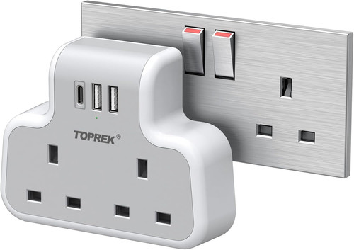 Double plug adapter way - double,