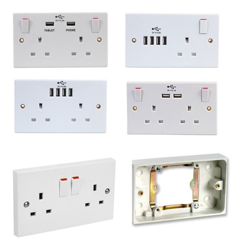 Single double adaptor wall - single,