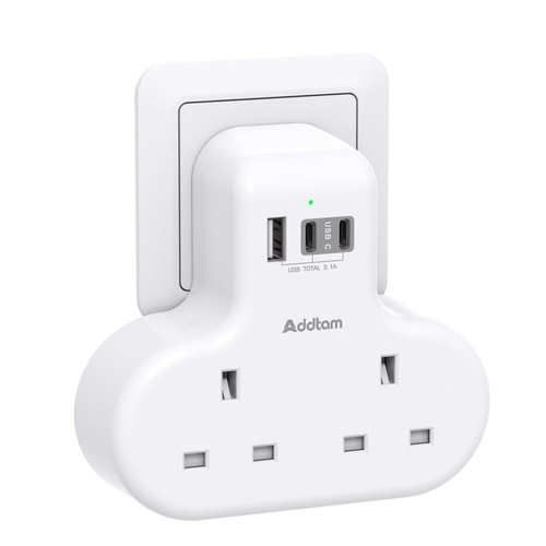 Addtam double plug extension - addtam,